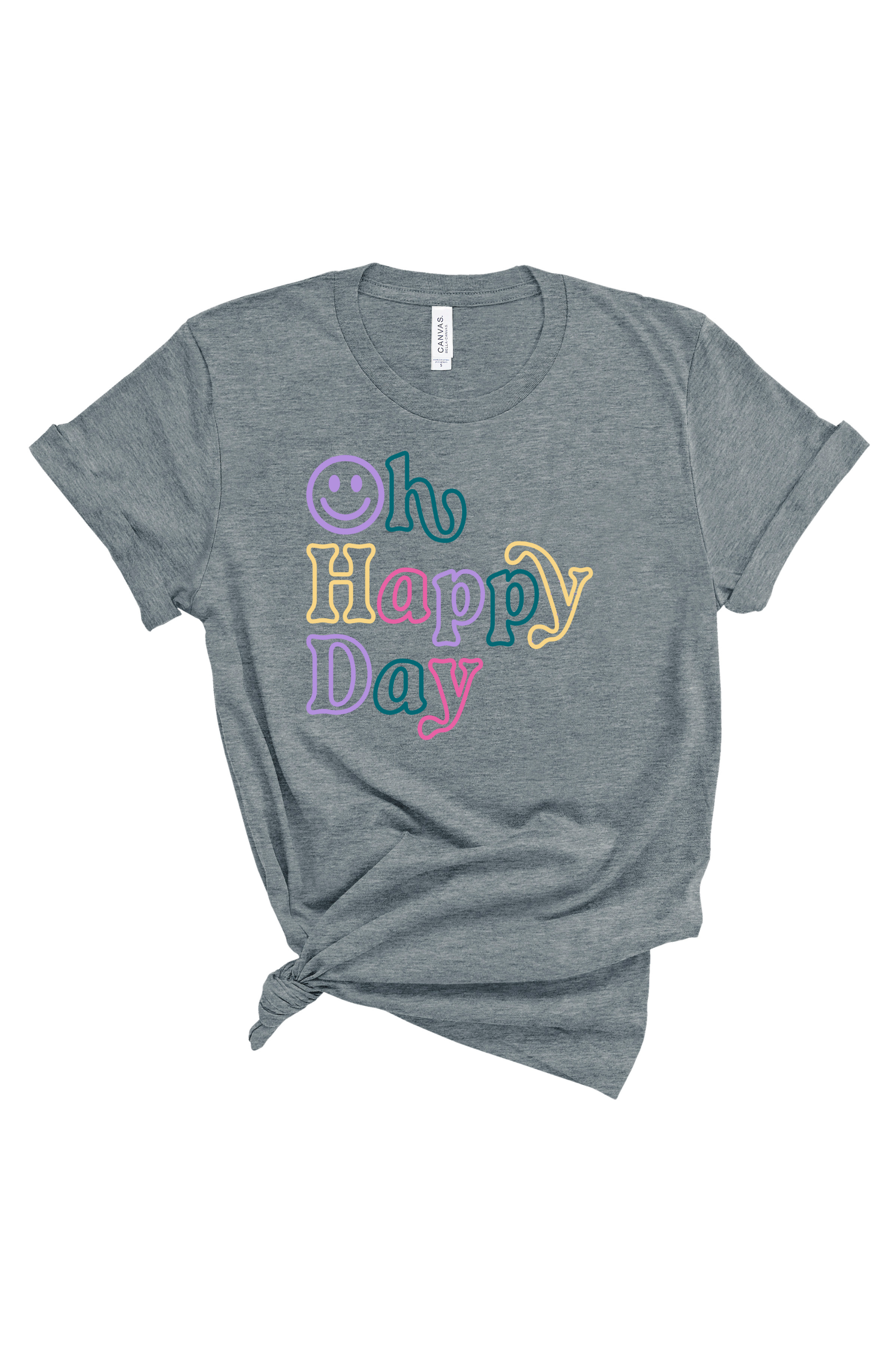 Oh Happy Day | Adult Tee-Womens - Tops - Tees-Sister Shirts-Sister Shirts, Cute & Custom Tees for Mama & Littles in Trussville, Alabama.