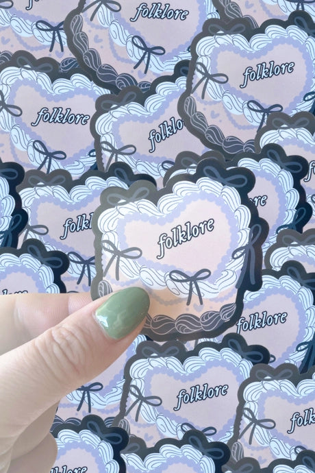 Folklore Cake | Waterproof sticker-Home - Stationery - Stickers-Sister Shirts-Sister Shirts, Cute & Custom Tees for Mama & Littles in Trussville, Alabama.