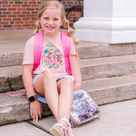 Customizable Floral Apple | Kids Tee-Youth - Tops - Tees-Sister Shirts-Sister Shirts, Cute & Custom Tees for Mama & Littles in Trussville, Alabama.