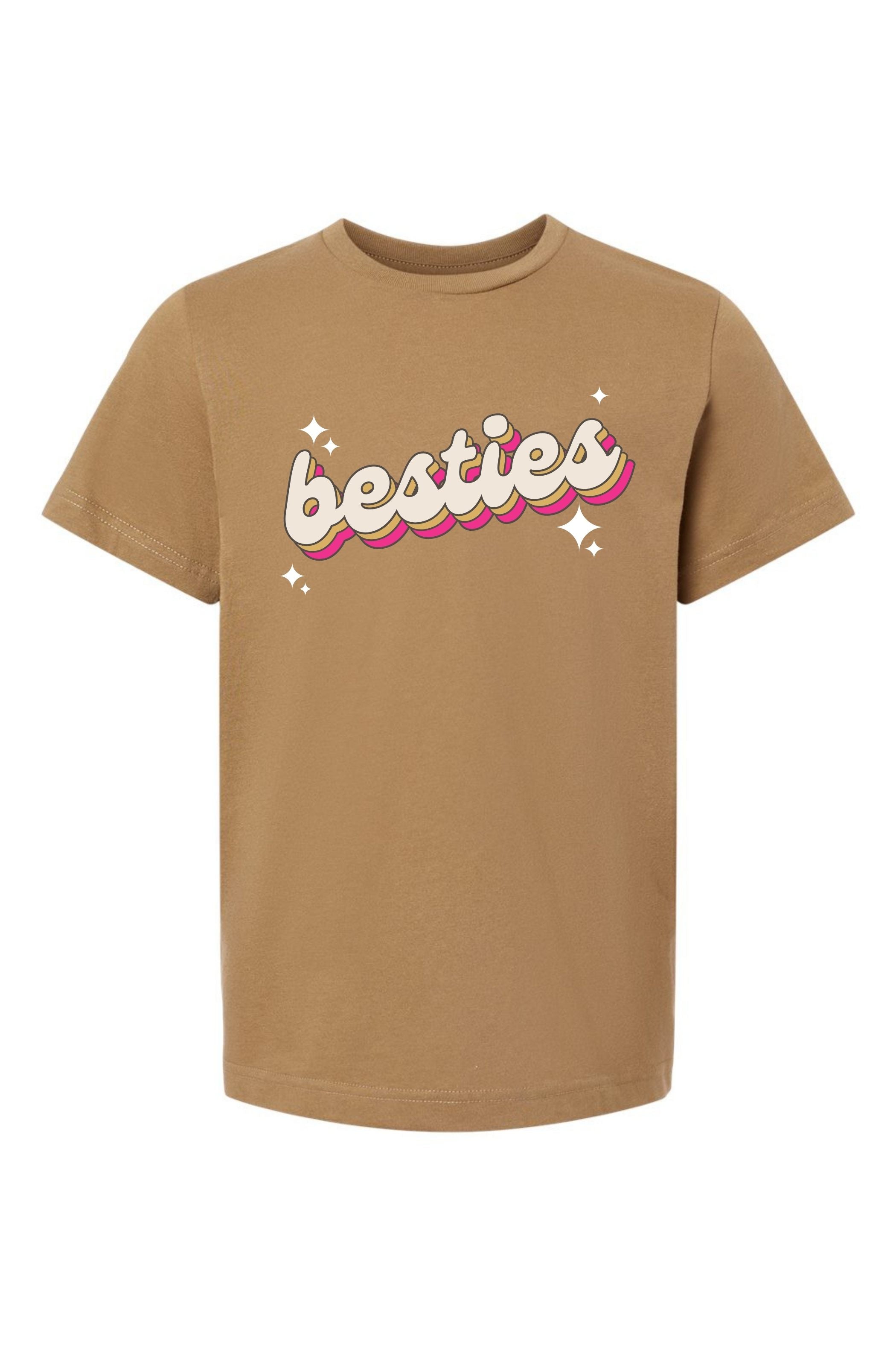 Besties | Kids Tee-Youth - Tops - Tees-Sister Shirts-Sister Shirts, Cute & Custom Tees for Mama & Littles in Trussville, Alabama.