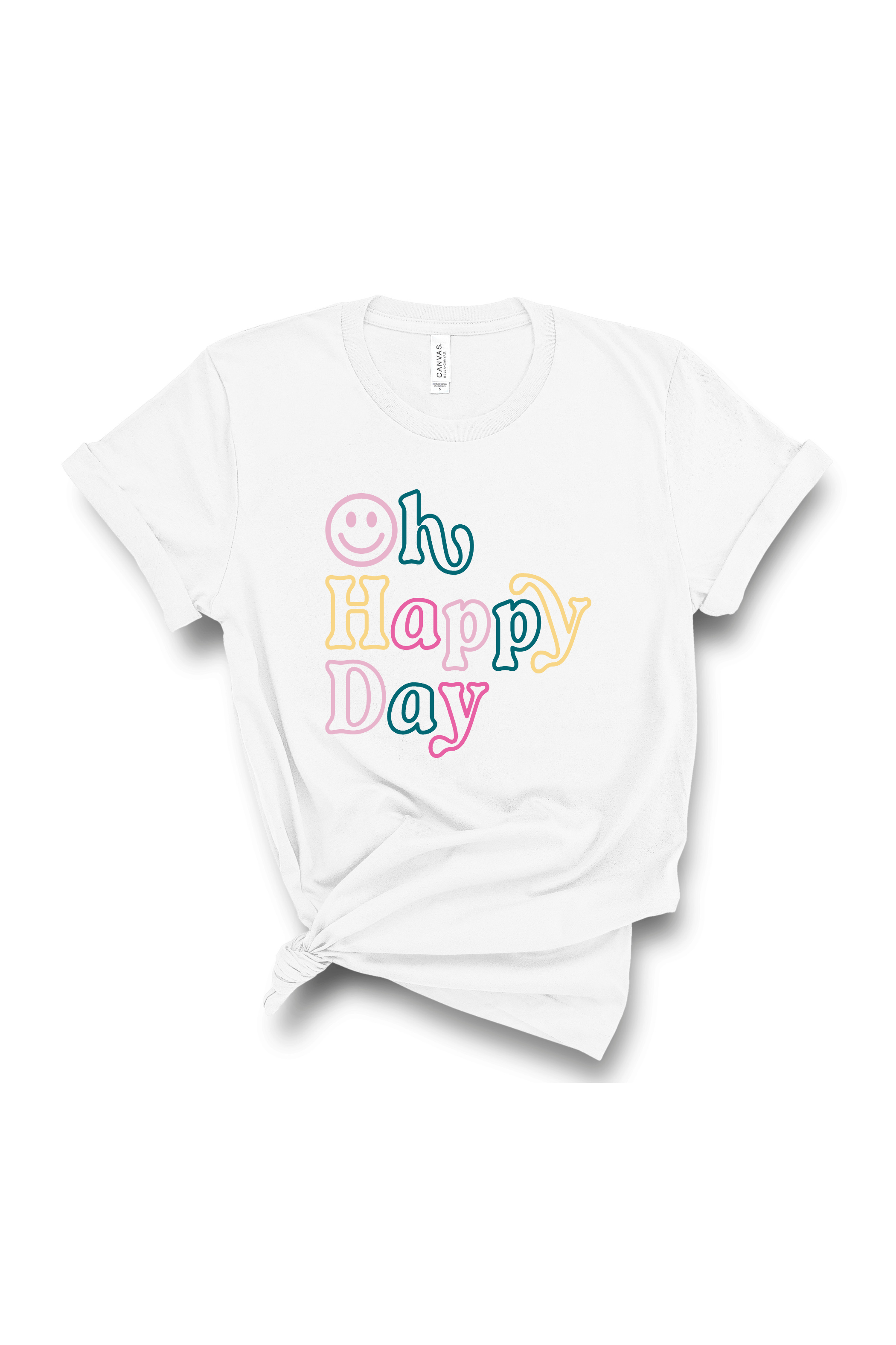 Oh Happy Day | Adult Tee-Womens - Tops - Tees-Sister Shirts-Sister Shirts, Cute & Custom Tees for Mama & Littles in Trussville, Alabama.