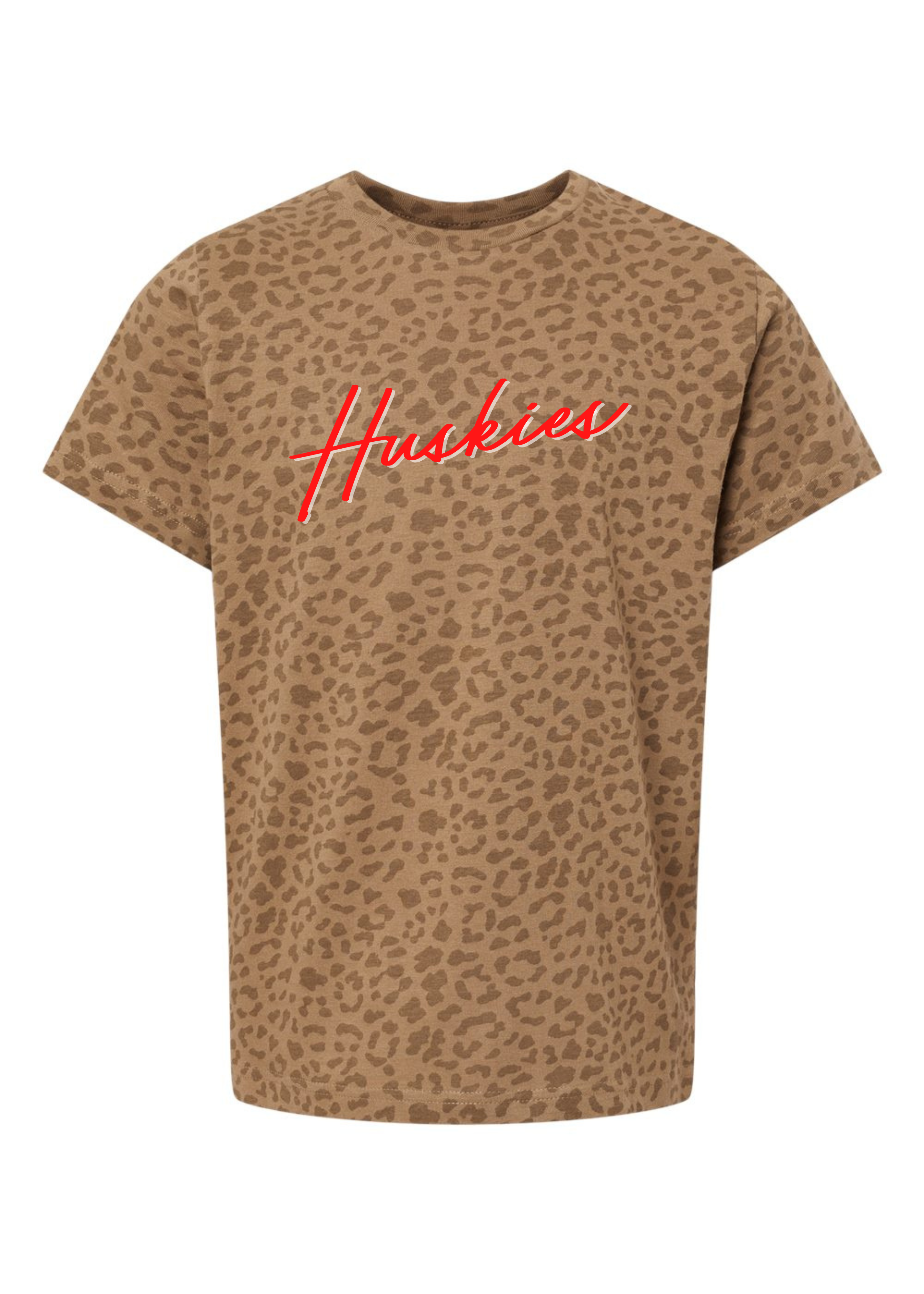 Cheetah Bayshore Huskies | Kids Tee | RTS-Kids Tees-Sister Shirts-Sister Shirts, Cute & Custom Tees for Mama & Littles in Trussville, Alabama.