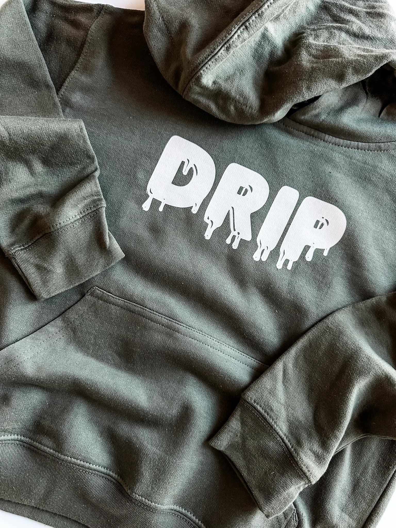 Drip | Youth Hoodie-Youth - Tops - Sweatshirts-Sister Shirts-Sister Shirts, Cute & Custom Tees for Mama & Littles in Trussville, Alabama.