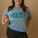 Moody Foil | Mom Crop Tee-Womens - Tops - Tees-Sister Shirts-Sister Shirts, Cute & Custom Tees for Mama & Littles in Trussville, Alabama.