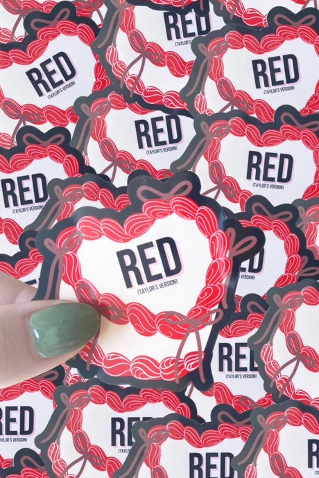 RED Cake | Waterproof sticker-Home - Stationery - Stickers-Sister Shirts-Sister Shirts, Cute & Custom Tees for Mama & Littles in Trussville, Alabama.