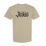 Nothing Without Jesus | Garment Dyed Adult Tee-Sister Shirts-Sister Shirts, Cute & Custom Tees for Mama & Littles in Trussville, Alabama.