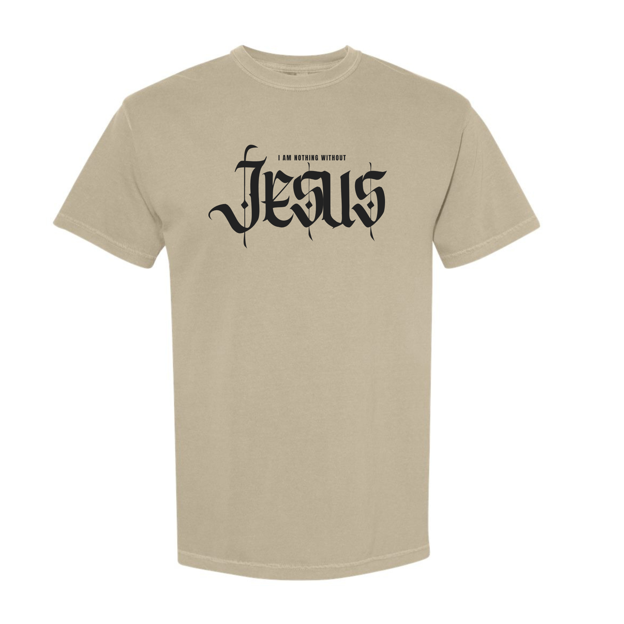 Nothing Without Jesus | Garment Dyed Adult Tee – Sister Shirts Nothing Without Jesus | Garment Dyed Adult Tee – Sister Shirts