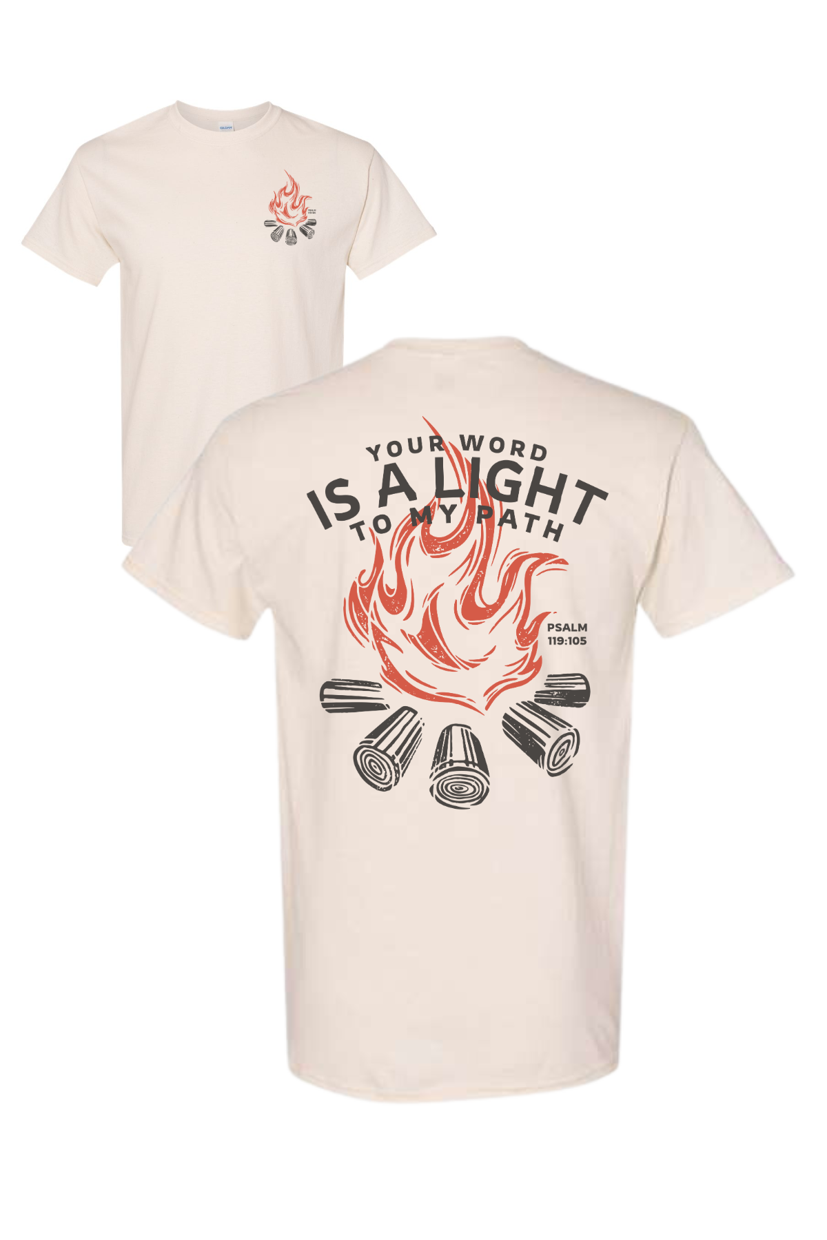 Light Unto My Path | Adult Tee-Adult Tee-Sister Shirts-Sister Shirts, Cute & Custom Tees for Mama & Littles in Trussville, Alabama.