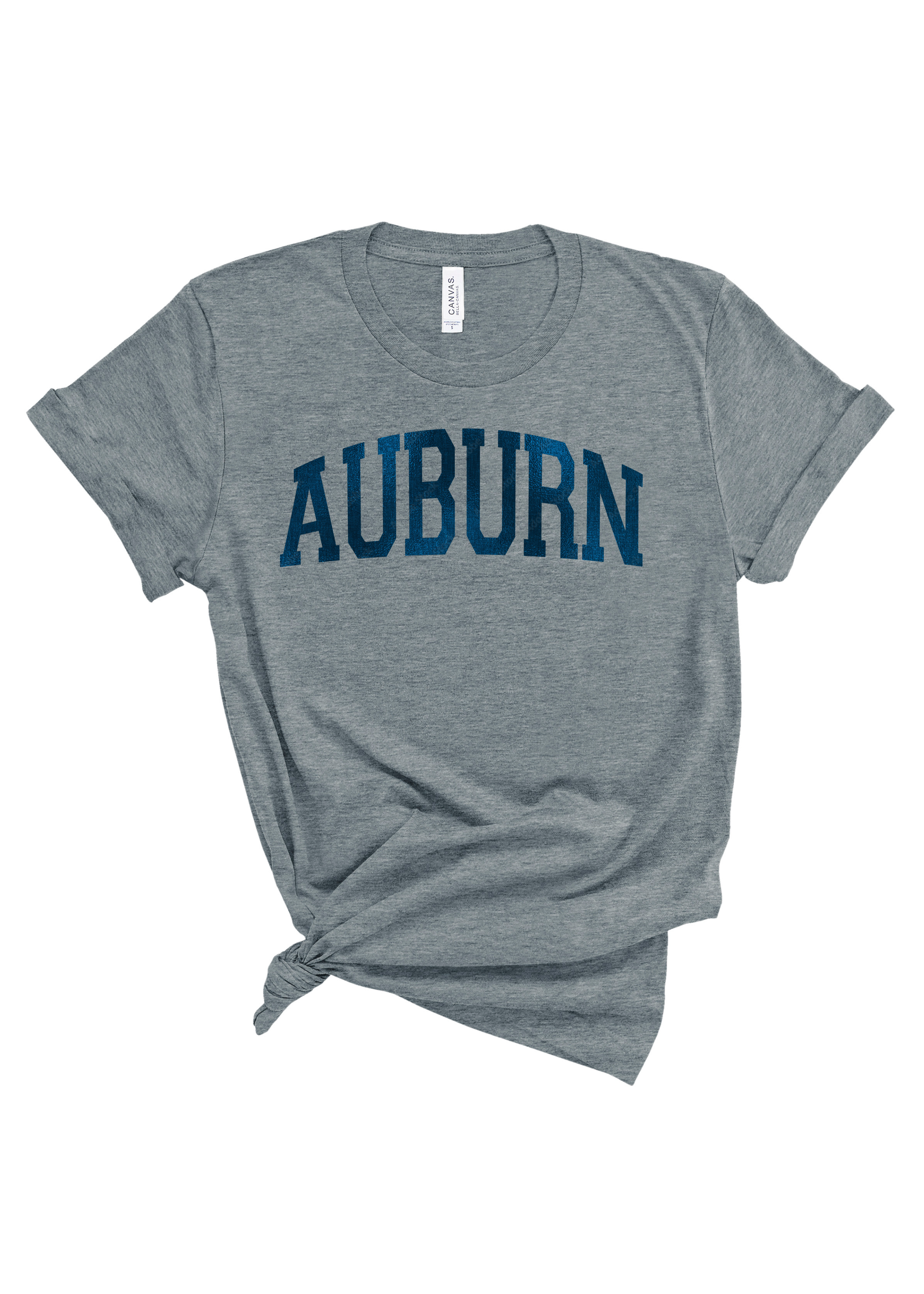 Auburn Foil | Adult Tee-Womens - Tops - Tees-Sister Shirts-Sister Shirts, Cute & Custom Tees for Mama & Littles in Trussville, Alabama.