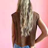 The Sutton in Toffee | Sweater Vest-Women - Tops - Blouses-Zenana-Sister Shirts, Cute & Custom Tees for Mama & Littles in Trussville, Alabama.