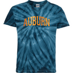 Auburn Foil | Kids Tie Dye Tee-Youth - Tops - Tees-Sister Shirts-Sister Shirts, Cute & Custom Tees for Mama & Littles in Trussville, Alabama.