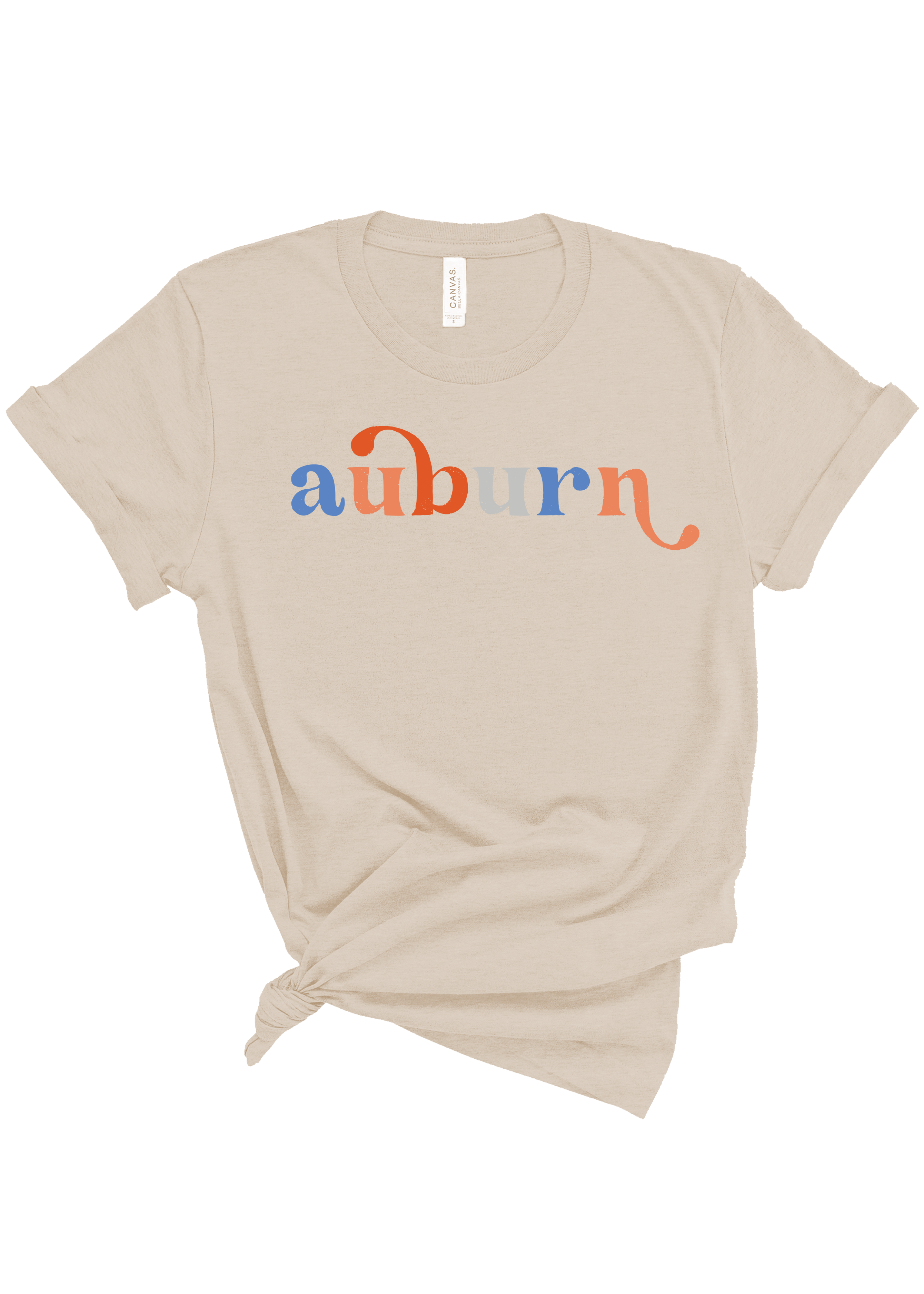 Auburn Multi | Adult Tee-Womens - Tops - Tees-Sister Shirts-Sister Shirts, Cute & Custom Tees for Mama & Littles in Trussville, Alabama.