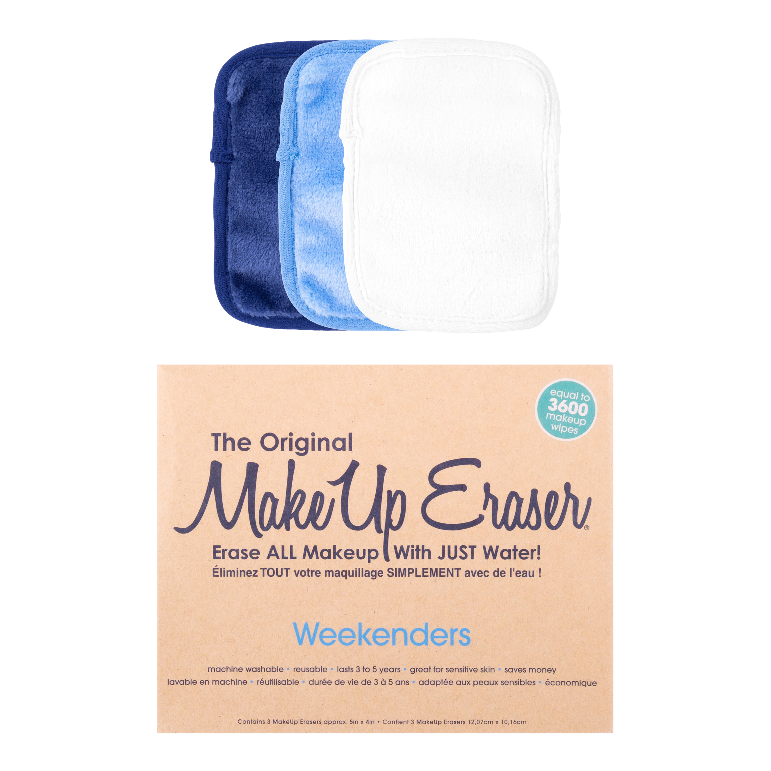 Makeup Eraser | Weekenders Blue 3-Day Set-Beauty-MakeUp Eraser-Sister Shirts, Cute & Custom Tees for Mama & Littles in Trussville, Alabama.