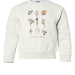 Consider The Wildflowers | Kids Crewneck-Youth - Tops - Sweatshirts-Sister Shirts-Sister Shirts, Cute & Custom Tees for Mama & Littles in Trussville, Alabama.