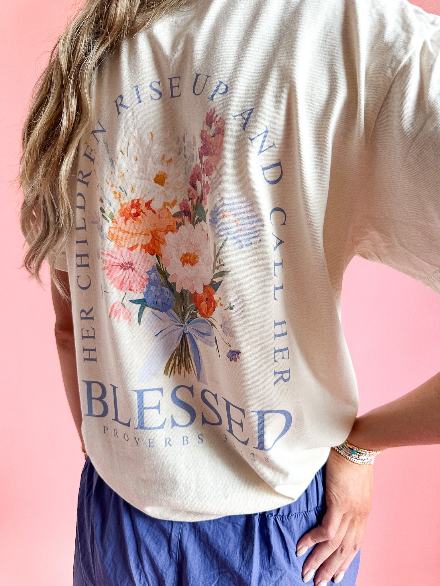 Her Children Call Her Blessed | Adult Tee-Womens - Tops - Tees-Sister Shirts-Sister Shirts, Cute & Custom Tees for Mama & Littles in Trussville, Alabama.