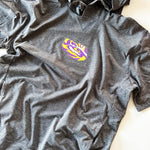 Springville Tigers Minimal | Youth Short Sleeve Performance Hoodie-Youth - Tops - Tees-Sister Shirts-Sister Shirts, Cute & Custom Tees for Mama & Littles in Trussville, Alabama.