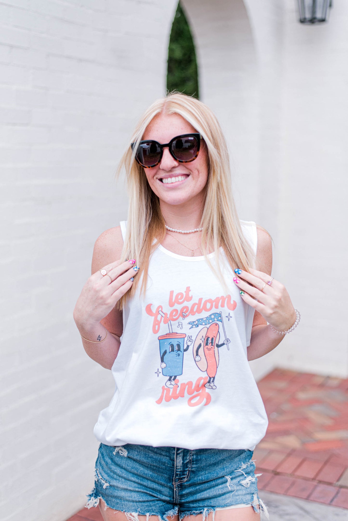 Let Freedom Ring | Adult Tank | RTS-Sister Shirts-Sister Shirts, Cute & Custom Tees for Mama & Littles in Trussville, Alabama.