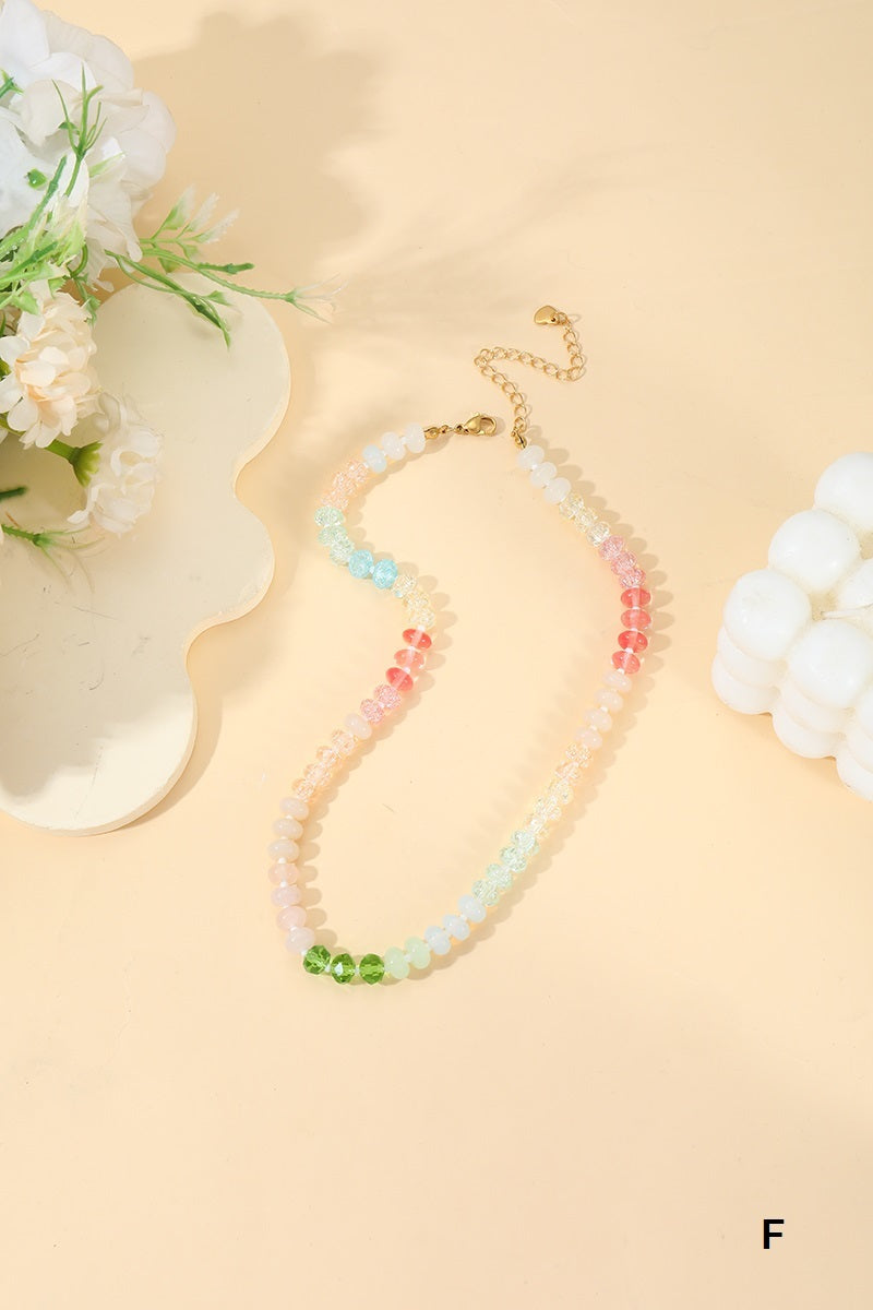 Gemstone Necklace | Natural Agate-Women - Jewelry - Necklaces-zenana-Sister Shirts, Cute & Custom Tees for Mama & Littles in Trussville, Alabama.