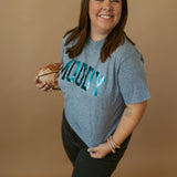 Moody Foil | Mom Crop Tee-Womens - Tops - Tees-Sister Shirts-Sister Shirts, Cute & Custom Tees for Mama & Littles in Trussville, Alabama.