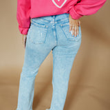 High Rise Seamless Bootcut Jeans-Women - Bottoms - Pants-Vervet-Sister Shirts, Cute & Custom Tees for Mama & Littles in Trussville, Alabama.