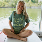 Whatever Floats Your Boat | Adult Tee-Womens - Tops - Tees-Sister Shirts-Sister Shirts, Cute & Custom Tees for Mama & Littles in Trussville, Alabama.