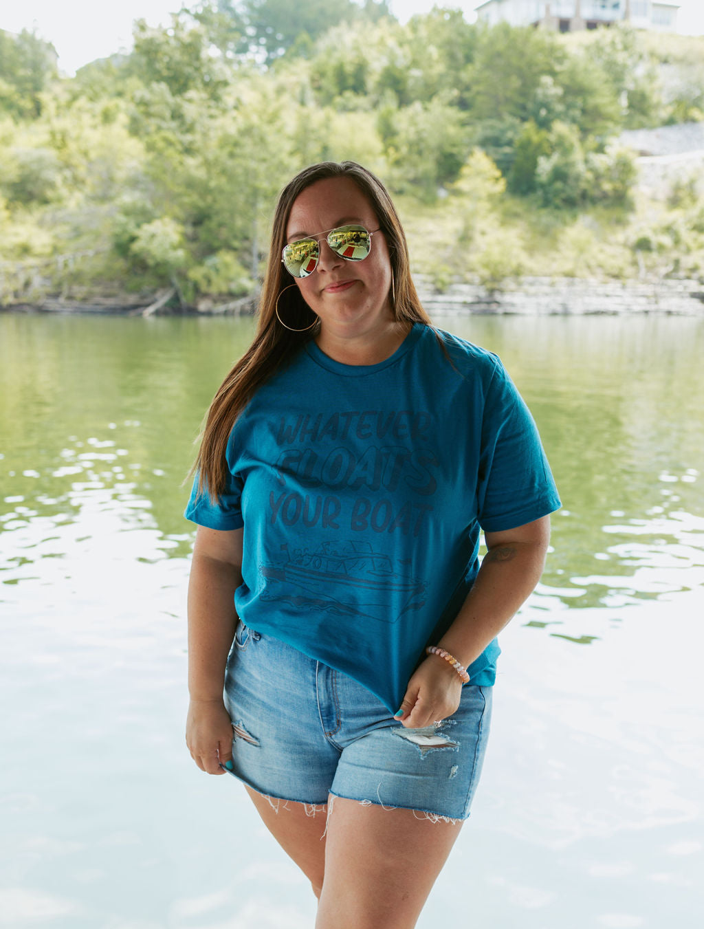 Whatever Floats Your Boat | Adult Tee-Womens - Tops - Tees-Sister Shirts-Sister Shirts, Cute & Custom Tees for Mama & Littles in Trussville, Alabama.