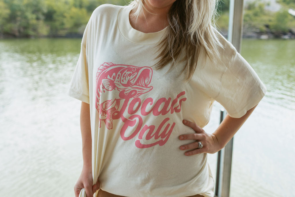 Locals Only | Women's Hi-Lo Tee-Womens - Tops - Tees-Sister Shirts-Sister Shirts, Cute & Custom Tees for Mama & Littles in Trussville, Alabama.