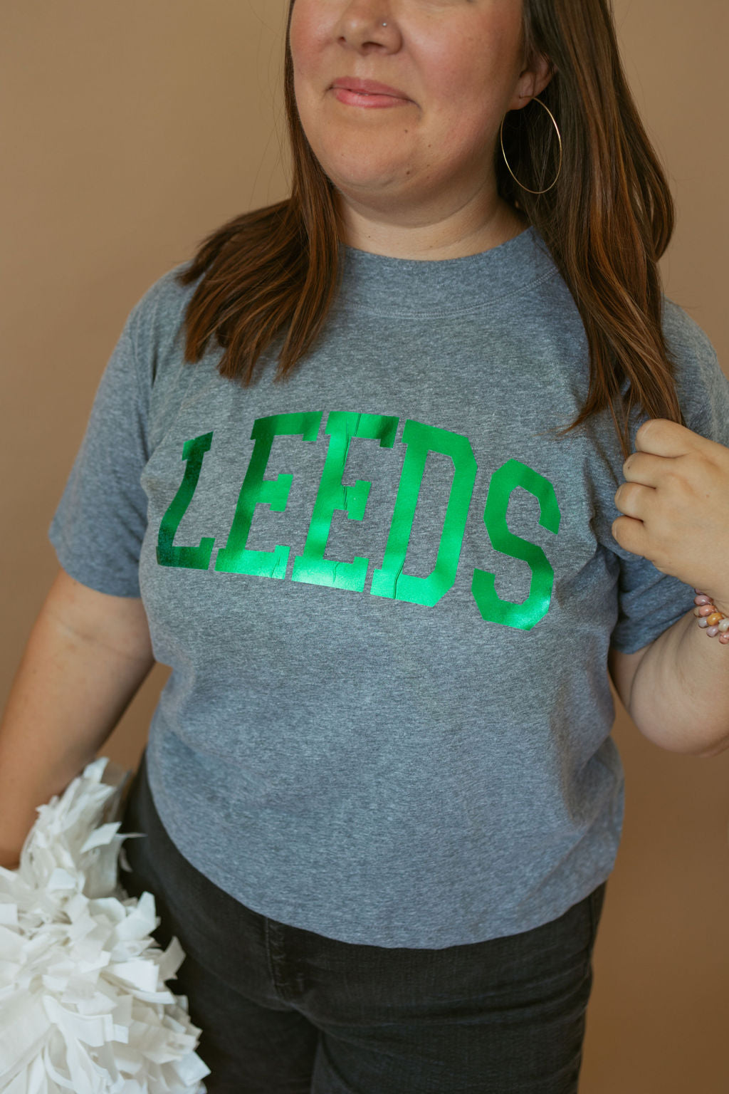 Customizable Foil | Mom Crop Tee-Womens - Tops - Tees-Sister Shirts-Sister Shirts, Cute & Custom Tees for Mama & Littles in Trussville, Alabama.