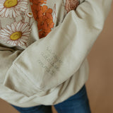 Birth Flower | Adult Crewneck-Women - Tops - Crewnecks-Sister Shirts-Sister Shirts, Cute & Custom Tees for Mama & Littles in Trussville, Alabama.