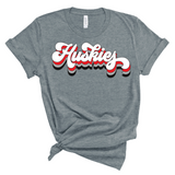 Groovy Huskies | Adult Tee-Womens - Tops - Tees-Sister Shirts-Sister Shirts, Cute & Custom Tees for Mama & Littles in Trussville, Alabama.