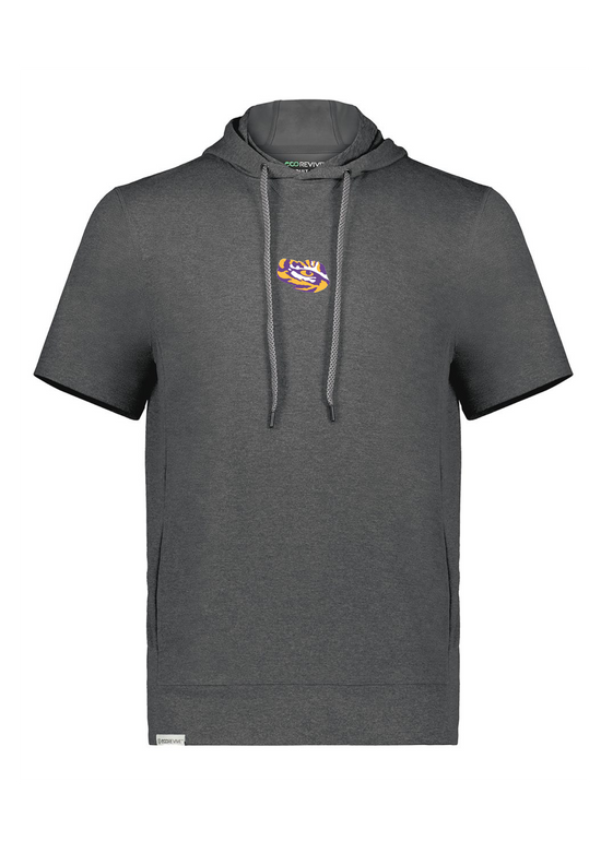 Springville Tigers Minimal Short Sleeve Performance Hoodie | Adult-Sister Shirts-Sister Shirts, Cute & Custom Tees for Mama & Littles in Trussville, Alabama.