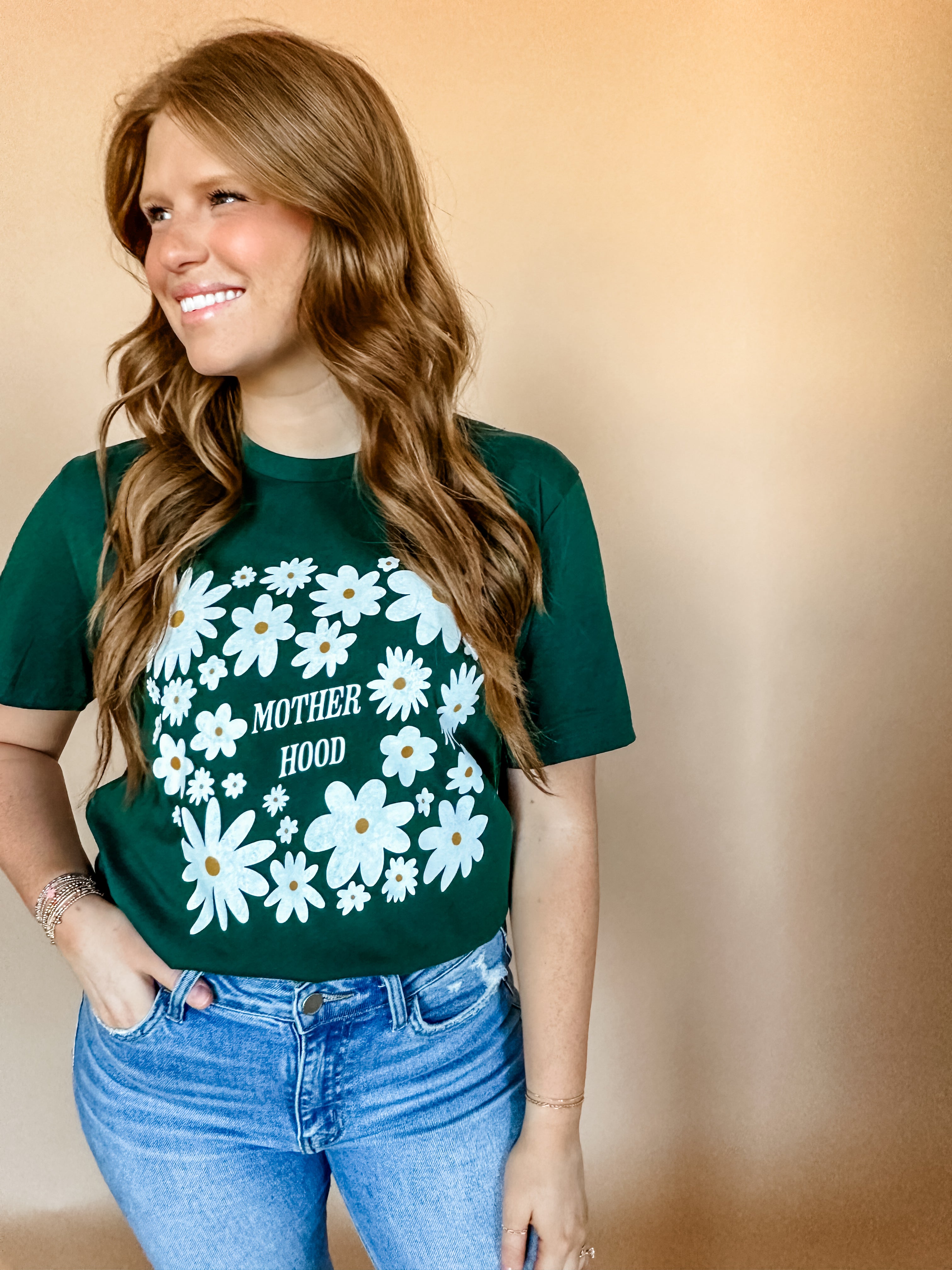 Daisy Motherhood | Adult Tee-Womens - Tops - Tees-Sister Shirts-Sister Shirts, Cute & Custom Tees for Mama & Littles in Trussville, Alabama.
