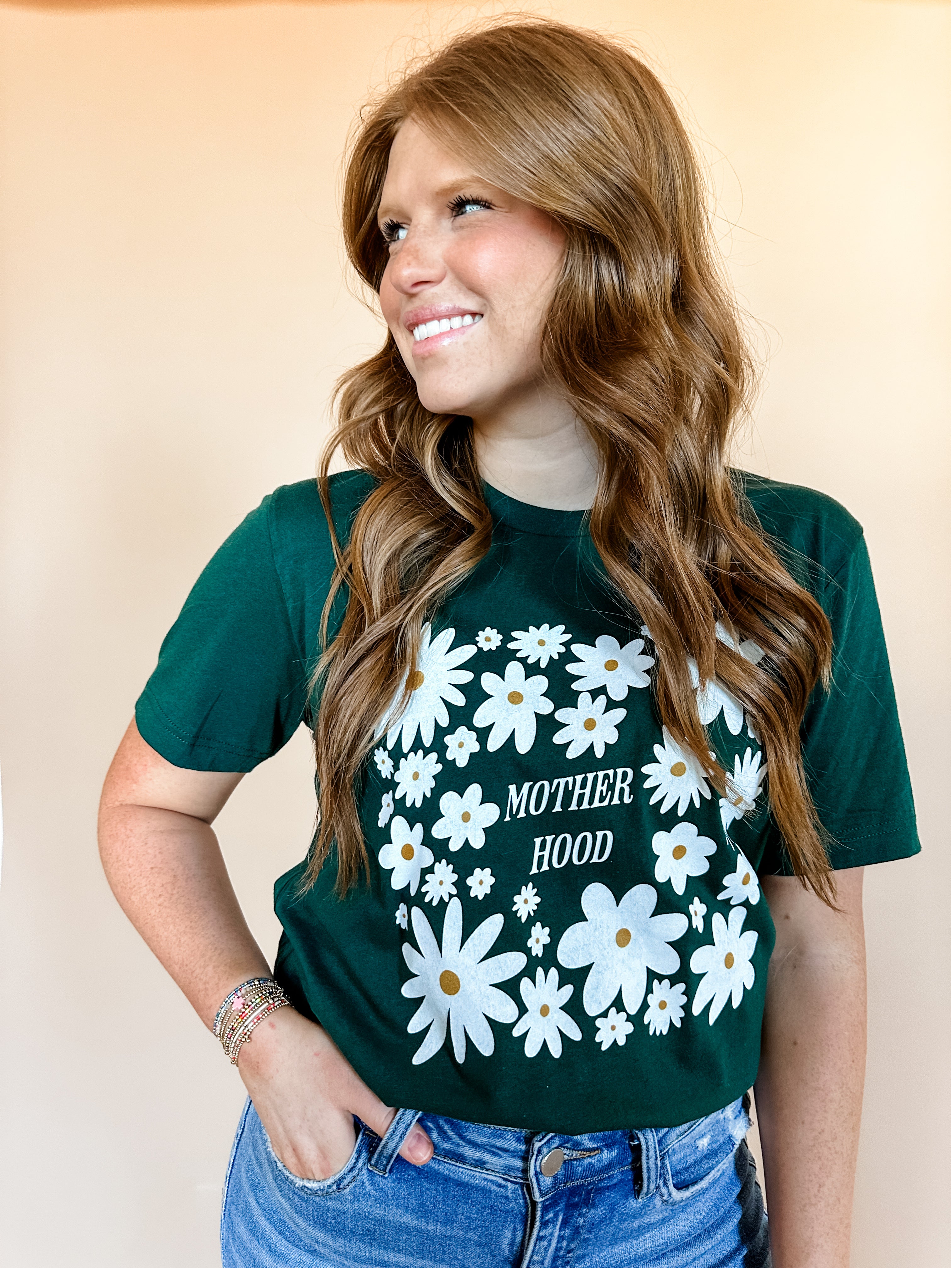 Daisy Motherhood | Adult Tee-Womens - Tops - Tees-Sister Shirts-Sister Shirts, Cute & Custom Tees for Mama & Littles in Trussville, Alabama.