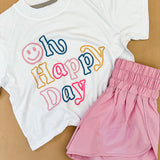 Oh Happy Day | Mom Crop Tee-Womens - Tops - Tees-Sister Shirts-Sister Shirts, Cute & Custom Tees for Mama & Littles in Trussville, Alabama.