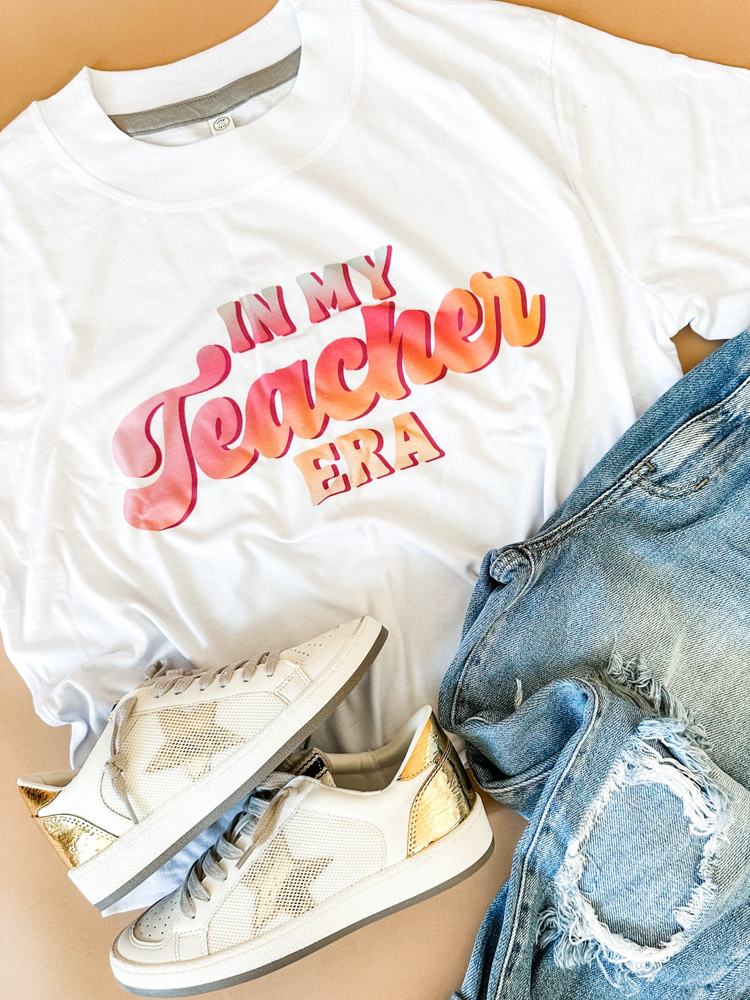 Teacher Era | Adult Tee-Womens - Tops - Tees-Sister Shirts-Sister Shirts, Cute & Custom Tees for Mama & Littles in Trussville, Alabama.