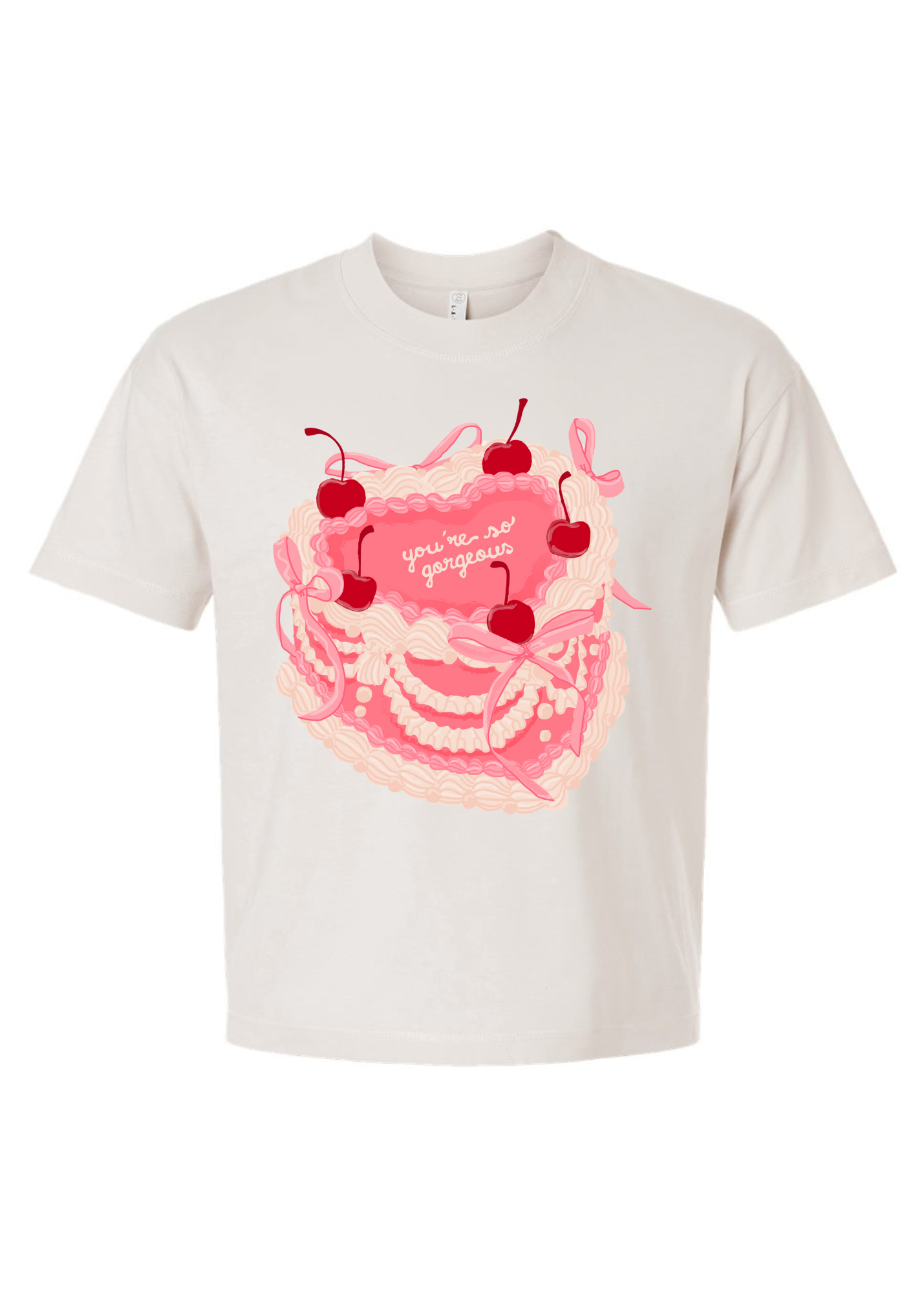 Pink Vintage Cake | Boxy Tee | RTS-Sister Shirts-Sister Shirts, Cute & Custom Tees for Mama & Littles in Trussville, Alabama.
