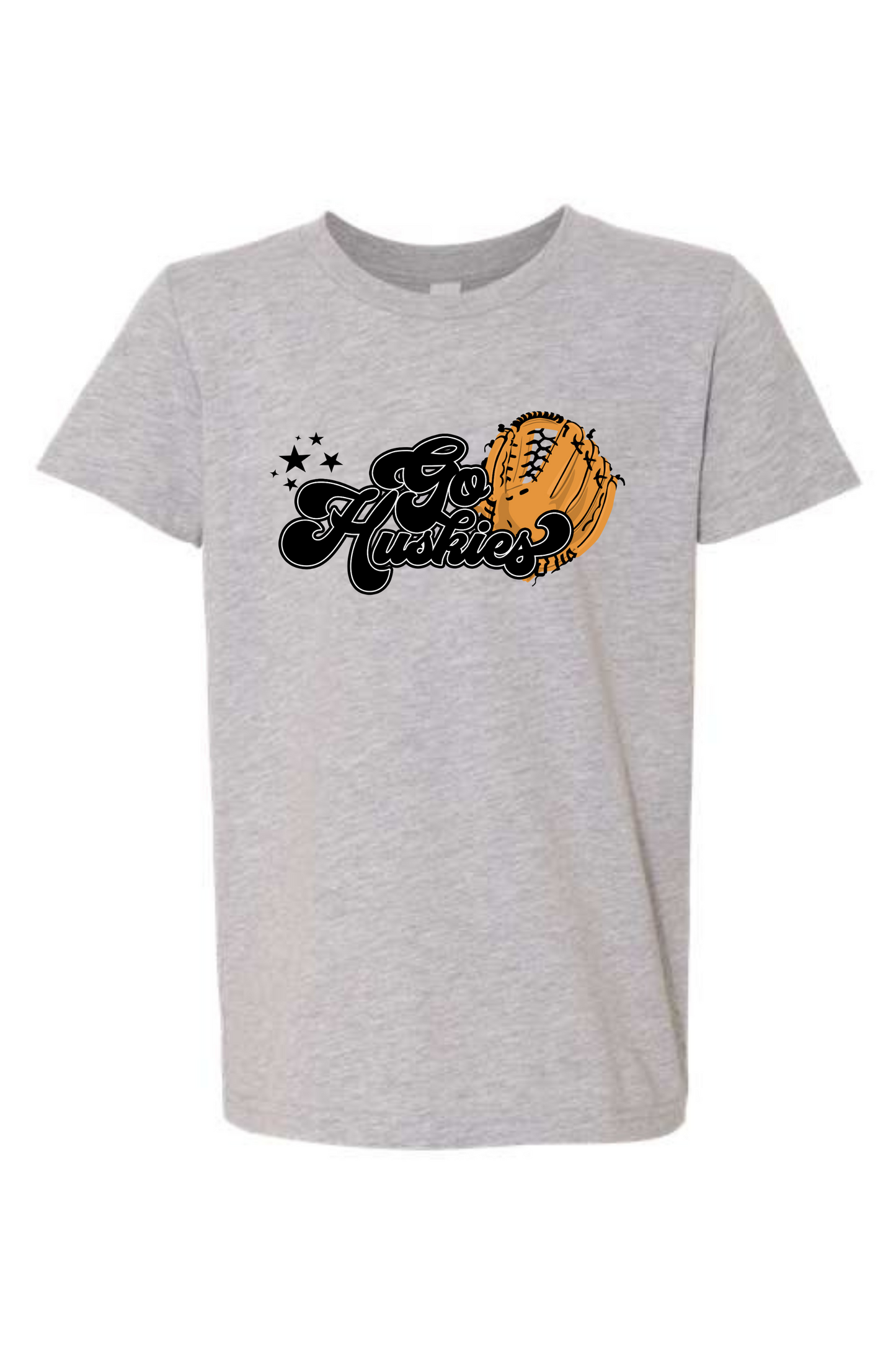 Go Huskies Groovy Glove | Kids Tee-Kids Tees-Sister Shirts-Sister Shirts, Cute & Custom Tees for Mama & Littles in Trussville, Alabama.