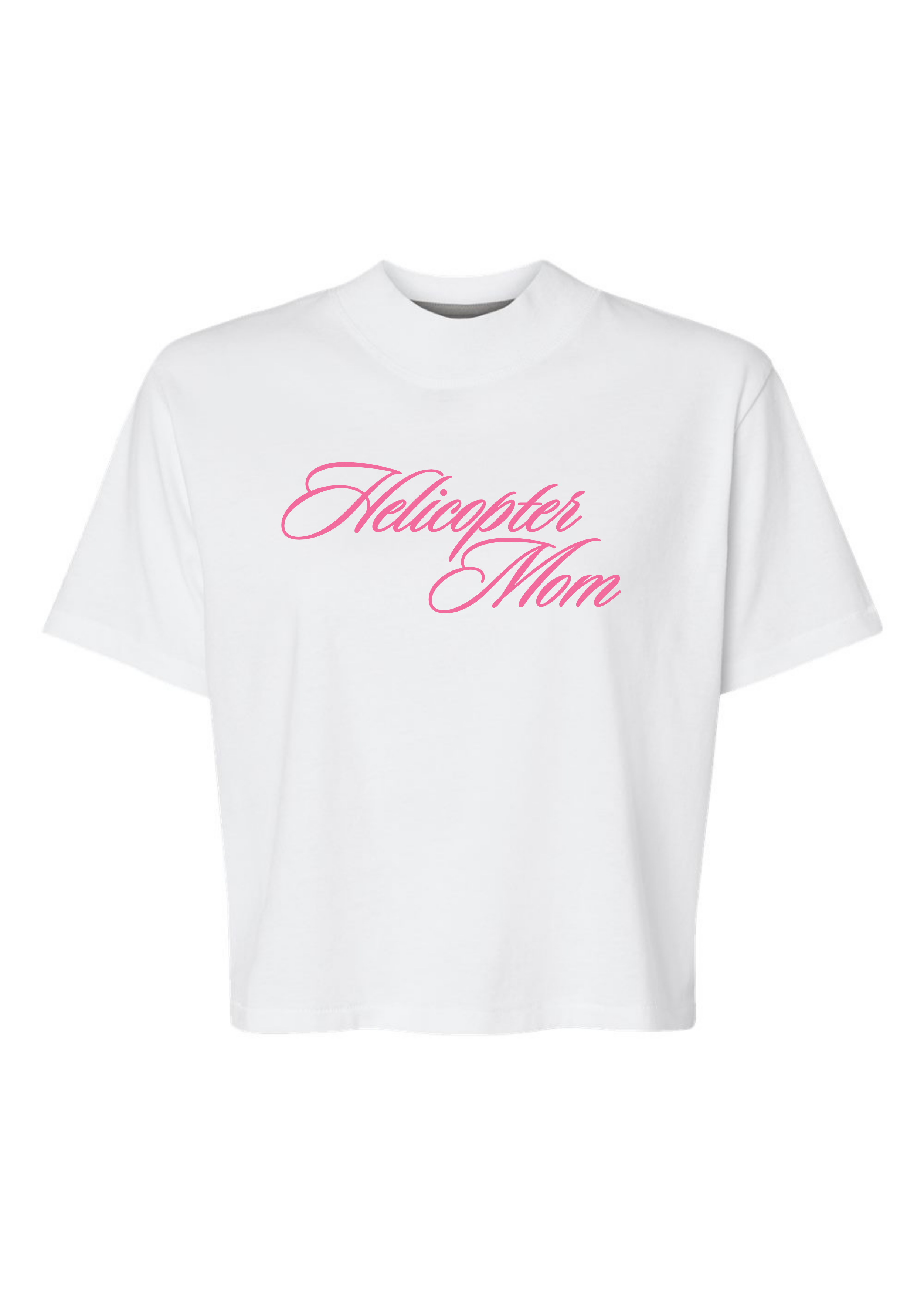 Helicopter Mom | Mom Crop-Womens - Tops - Tees-Sister Shirts-Sister Shirts, Cute & Custom Tees for Mama & Littles in Trussville, Alabama.
