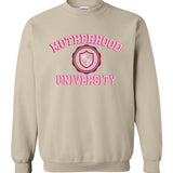 Motherhood University | Adult Crewneck-Women - Tops - Crewnecks-Sister Shirts-Sister Shirts, Cute & Custom Tees for Mama & Littles in Trussville, Alabama.