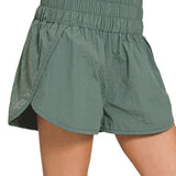 Elastic Waist Active Wear Shorts | Ash Jade-women - bottoms - shorts-zenana-Sister Shirts, Cute & Custom Tees for Mama & Littles in Trussville, Alabama.