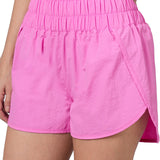 Elastic Waist Active Wear Shorts | Bright Mauve-women - bottoms - shorts-zenana-Sister Shirts, Cute & Custom Tees for Mama & Littles in Trussville, Alabama.