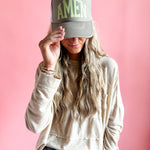 Can I Get an Amen? in Tan | Adult Trucker Hat-Women - Accessories - Hats-Sister Shirts-Sister Shirts, Cute & Custom Tees for Mama & Littles in Trussville, Alabama.
