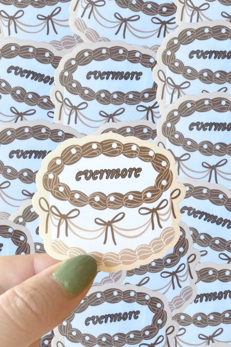 Evermore Cake | Waterproof Sticker-Home - Stationery - Stickers-Sister Shirts-Sister Shirts, Cute & Custom Tees for Mama & Littles in Trussville, Alabama.