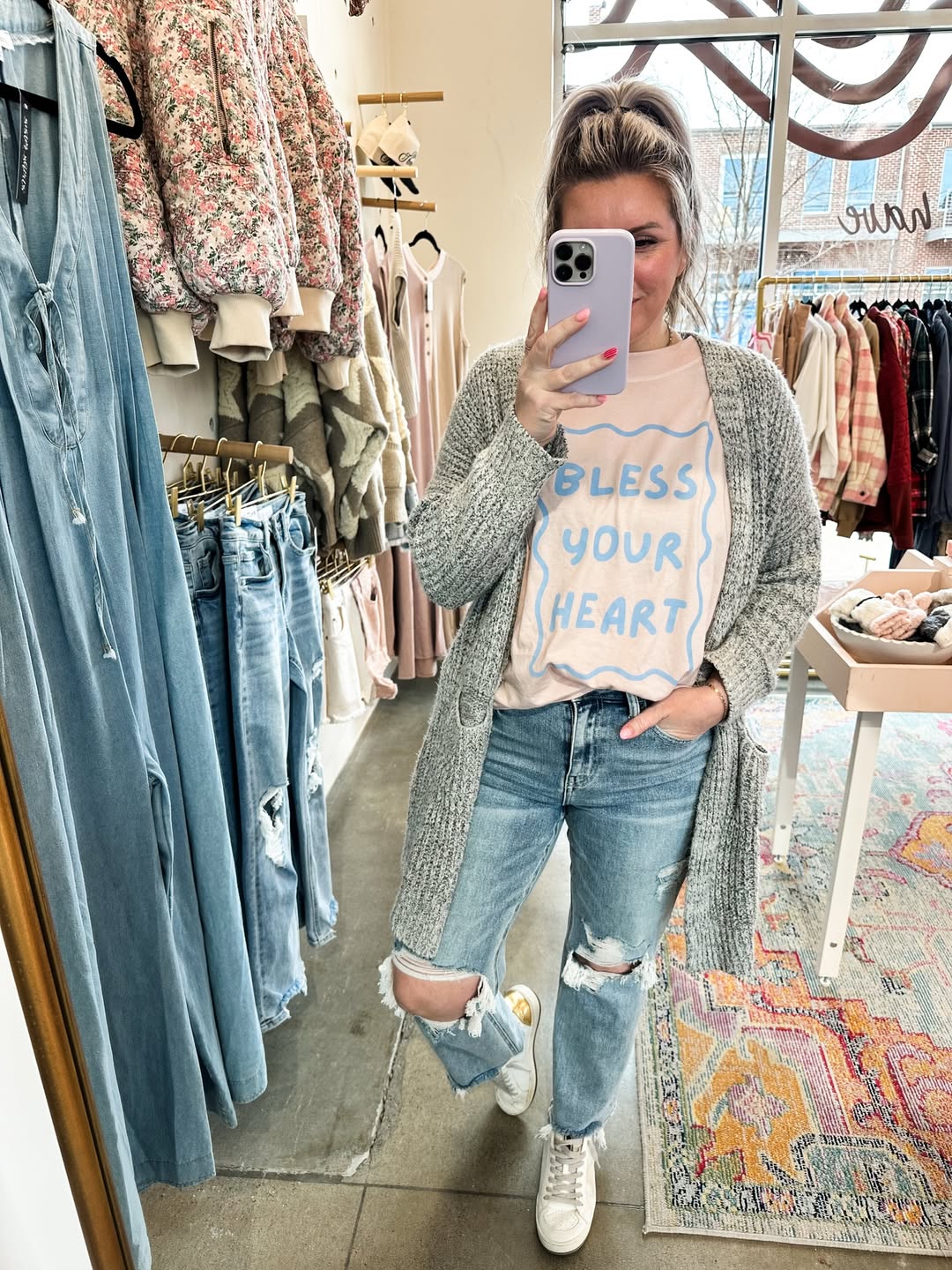Bless Your Heart | Relaxed Tee-Womens - Tops - Tees-Sister Shirts-Sister Shirts, Cute & Custom Tees for Mama & Littles in Trussville, Alabama.