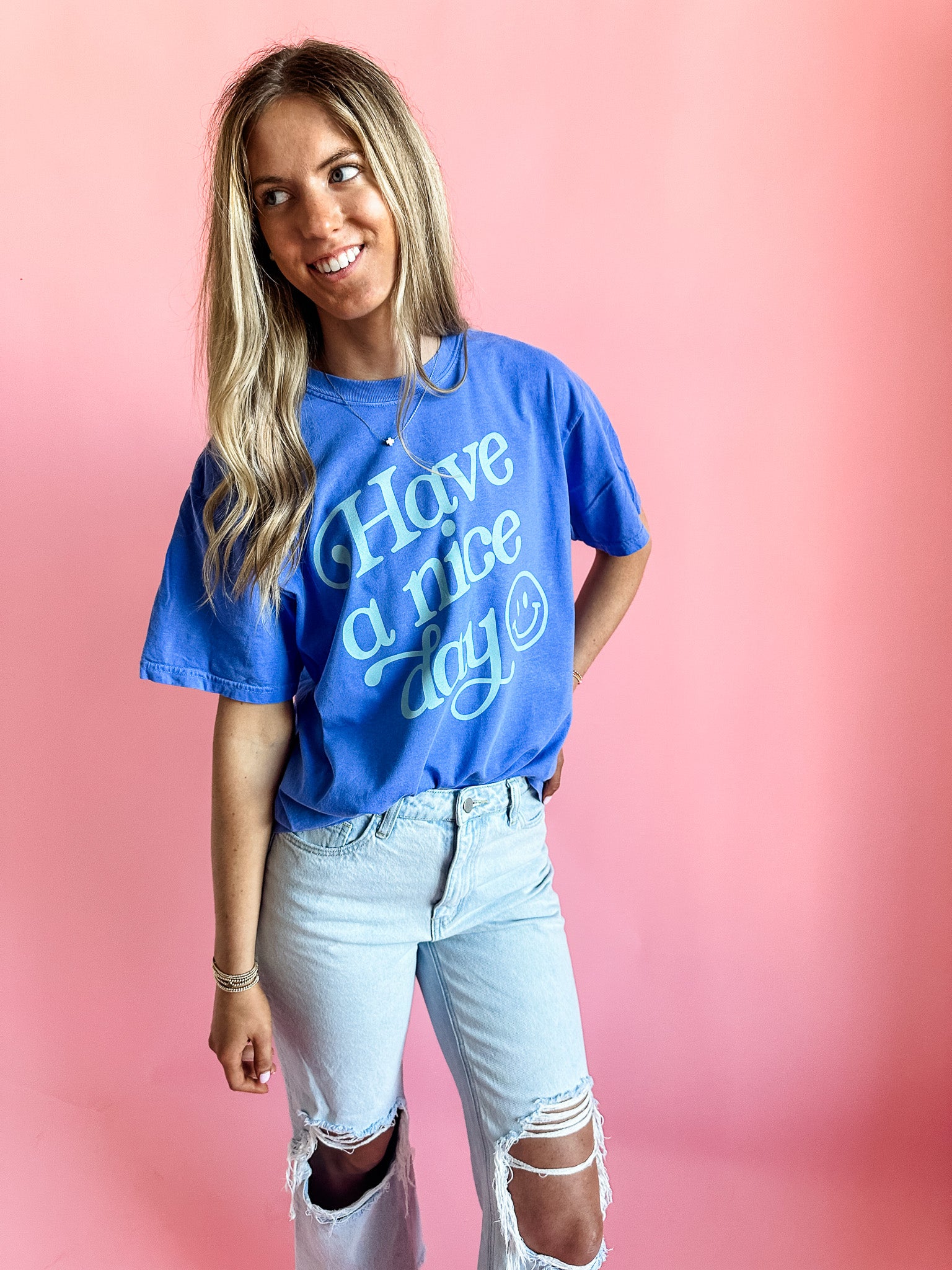 Have A Nice Day | Adult Tee-Womens - Tops - Tees-Sister Shirts-Sister Shirts, Cute & Custom Tees for Mama & Littles in Trussville, Alabama.