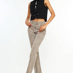 Leopard Lane | High Rise Straight Jeans-Women - Bottoms - Pants-Kan Can USA-Sister Shirts, Cute & Custom Tees for Mama & Littles in Trussville, Alabama.