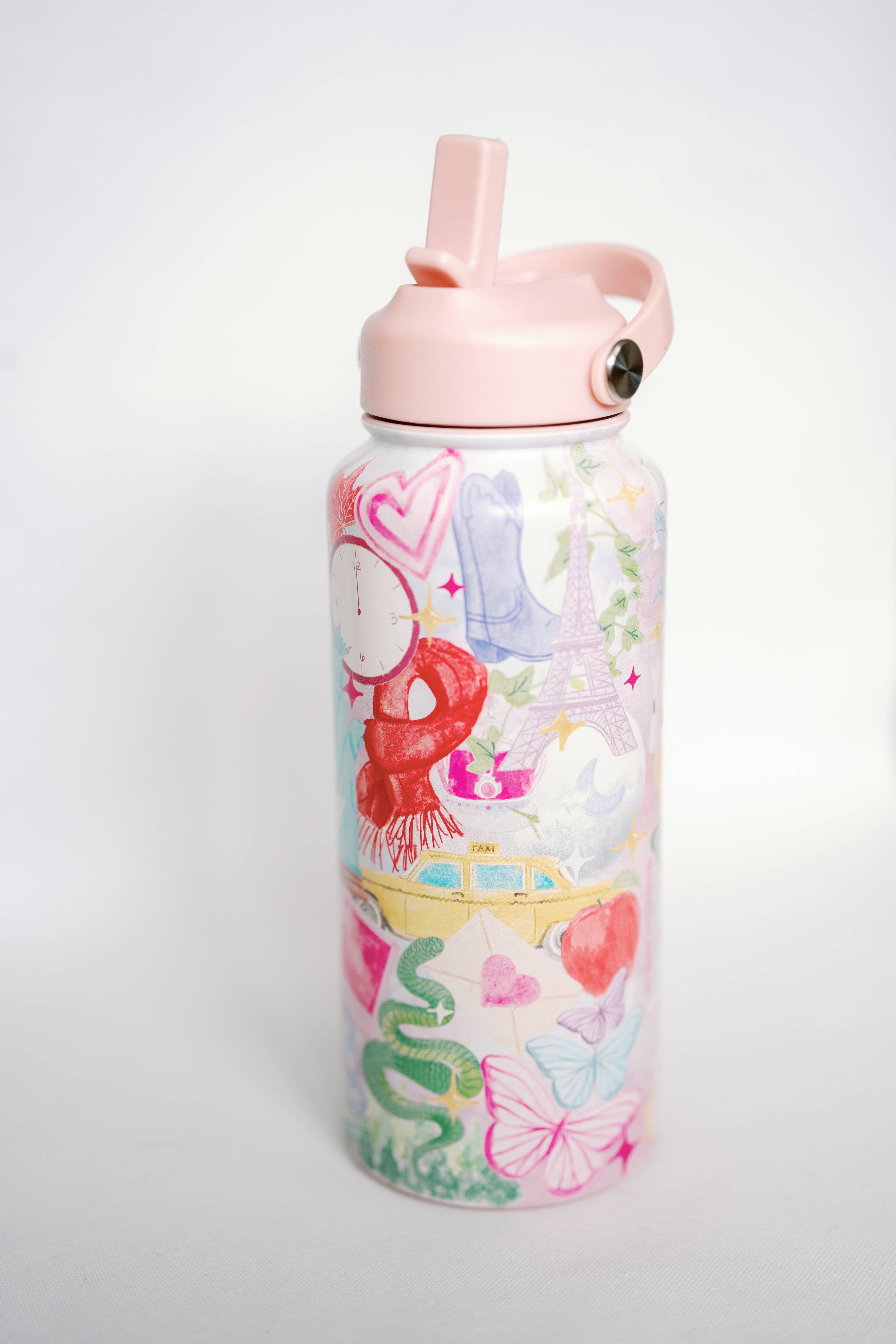 Taylor Swift | Insulated Water Bottle-Home - Drinkware-Gracefully Made Art-Sister Shirts, Cute & Custom Tees for Mama & Littles in Trussville, Alabama.