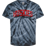 Huskies Foil | Kids Tie Dye Tee-Youth - Tops - Tees-Sister Shirts-Sister Shirts, Cute & Custom Tees for Mama & Littles in Trussville, Alabama.