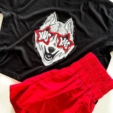 Huskies Glasses | Mom Crop Tee-Womens - Tops - Tees-Sister Shirts-Sister Shirts, Cute & Custom Tees for Mama & Littles in Trussville, Alabama.