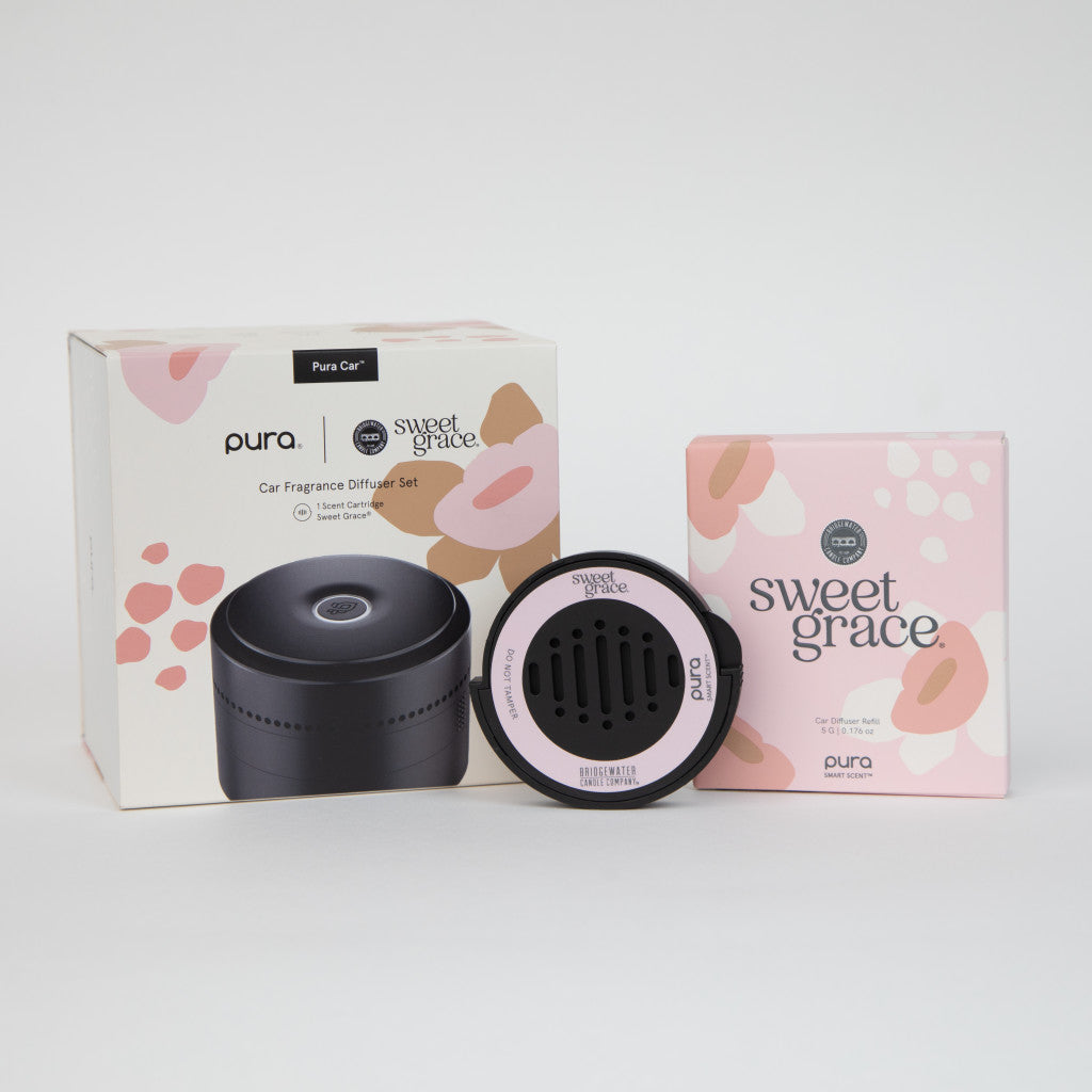 Sweet Grace | Pura Car Diffuser Set-Home - Fragrance - Oils & Diffusers-Pura-Sister Shirts, Cute & Custom Tees for Mama & Littles in Trussville, Alabama.